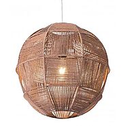 Zuo Florence Ceiling Lamp Brown | Modern Lights | Grayson Home