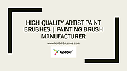 High Quality Artist Paint Brushes | Painting Brush Manufacturer – Kolibri