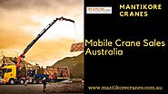 Why should you go for mobile crane sale Australia? – Cranes