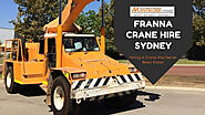 How franna crane hire Sydney can help in your construction business? - JustPaste.it