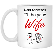 Best Christmas Gifts For Fiance Male 2019 - Funny Future Wife Mug – Magic Proposal