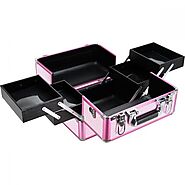 VP009 - 2-Tiers Accordion Trays Makeup Cosmetic Case