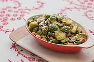 Roasted Bacon Brussels Sprouts