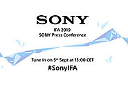 Sony en IFA 2019: sigue en directo la presentación de hoy