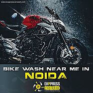 Bike wash near me in Noida at Exppresscarwash