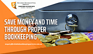 Save Money and Time through Proper Bookkeeping