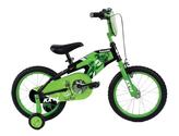 Kawasaki Mono Boys 16- Inch Bike, Black/Green