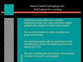 Cash for laptopssell laptop online for cash