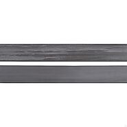 Watercolor Graphite 3.5X24 Matte Bullnose Porcelain Tile - Floor Tiles USA