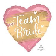 Team Bride Heart Foil Balloon | Hens Night Supplies – Pecka Products