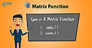 Matrix Function in R - Master the apply() and sapply() functions in R - DataFlair