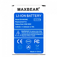 MAXBEAR Replacement Li-ion Battery for Note 3
