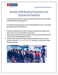 Benefits of IB Diploma Programme for Schools And Teachers |authorSTREAM
