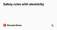 Safety rules with electricity — Teletype