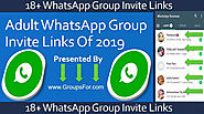 You must join these adult whatsapp group links