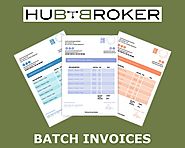 Batch Invoices Online e-conomic — HubBroker ApS