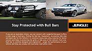 Stay Protected with Bull Bars