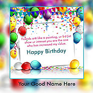 Happy Birthday Images With Photo Name