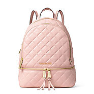 MICHAEL Michael Kors Rhea Quilted Backpack Pink