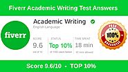 Fiverr Academic Writing Test