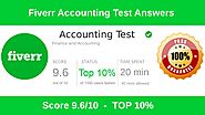 Fiverr Accounting Test Answers