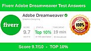 Fiverr Adobe Dream Weaver Test