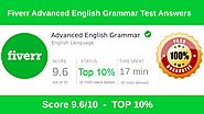 Fiverr Advanced English Grammar Test