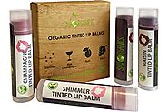 Organic Tinted Lip Balm by Sky Organics – 4 Pack Assorted Colors –- With Beeswax, Coconut Oil, Cocoa Butter, Vitamin ...