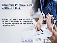 Company registration in india - Legaljini