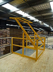 Mezzanine Pallet Gate - Verge Rollover Gate Warehouse Safety