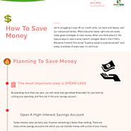 How To Save Money | Visual.ly