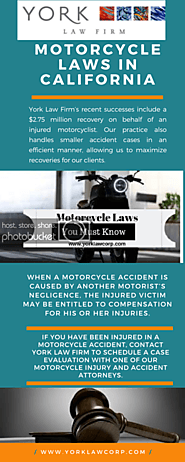 Motorcycle Laws In California