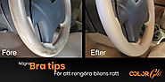 Några bra tips för att rengöra bilens rattColorGlo – Reparation av Läder, Vinyl, Plast o Tyg