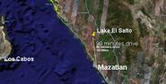 Lake El Salto Mexico - Location - Maps and General Information