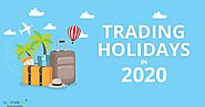 Trading Holidays 2020 – NSE, BSE, MCX