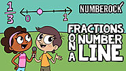 Numberock's Fractions on a Number Line Song | 3rd Grade Math Video