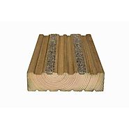 Non Slip Decking Board Treated Timber 118mm x31mm - Armstrong Supplies