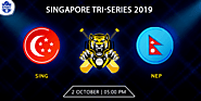 Singapore vs Nepal 5th Match | Singapore T20I Tri-Series 2019