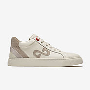 High-Top Shoes White Cow Suede- Men Shoes | OPP France