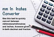 MM To Inches - Millimeter to Inches Conversion Calculator