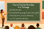 How to Find the Main Idea of a Reading Passage