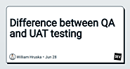 Difference between QA and UAT testing