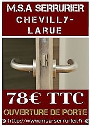 Serrurier Chevilly Larue - Serrurier Pas Cher 78€ TTC