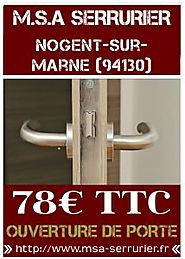Serrurier Nogent sur Marne - Dépannage 94130 - 7J/7