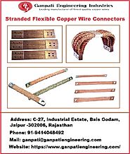 Stranded flexible copper wire connectors