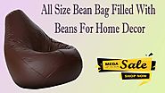 fashionothon All Size Bean Bag Filled With Beans For Home Decor