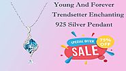 fashionothon Young And Forever Trendsetter Enchanting Cube 925 Silver Pendant