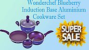 fashionothon weekend offer Wonderchef Blueberry Induction Base Aluminium Cookware Set