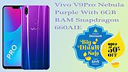 fashionothon Vivo V9Pro Nebula Purple With 6GB RAM Snapdragon 660AIE