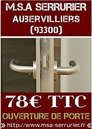 Serrurier Aubervilliers - Dépannage Pas Cher 24H/24